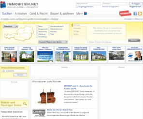 immocube.com: IMMOBILIEN.NET - Österreichs größte Immobilienplattform
Mehr als 61.000 Mietwohnungen, Eigentumswohnungen, Häuser, Grundstücke, Gewerbe-, Anlage- & Ferienimmobilien von über 1.000 professionellen Anbietern.