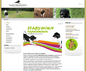 stabyhounkerho.com: Tervetuloa Suomen Stabyhounkerhon sivuille
Suomen Stabyhounkerho ry