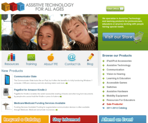 tfeinc.com: Assistive Technology and Special Needs Products for All Ages!
Technology for Education (TFE) is a computer technology company that specializes in Assistive Technology and learning products for professionals, educators or anyone working with young children and people with special needs.