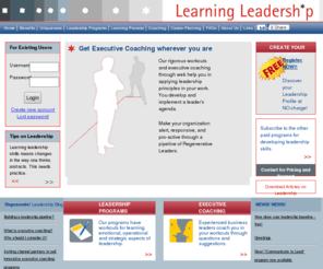 learning-leadership.com: Leadership Development | Leadership Courses | Leadership Training
Leadership Development Programs and Courses, Leadership Skills Training and Coaching, Business Leadership are online services offered by Learning Leadership.