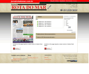 jornalrotadomar.com.br: Jornal Rota do Mar - Osório - RS - Brasil
Jornal Rota do Mar. Seu jornal de circulação em todo Litoral Norte do Rio Grande do Sul.