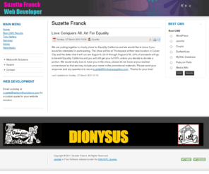 suzettefranck.com: Suzette Franck
Joomla! - the dynamic portal engine and content management system