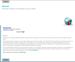 bericht.mobi: Bericht
Bericht.mobi: Berichten versturen en ontvangen op pc en mobiel