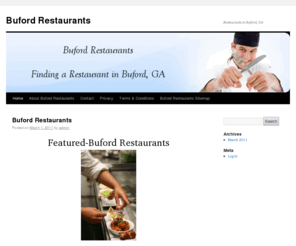 bufordrestaurants.com: Buford Restaurants -Which Buford restaurants offer the best service and rates.
Dont sit down and eat at any Buford Restaurants until you've read this site. We've eaten at Buford Restaurants and we can say honestly say..