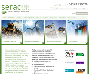 serac.co.uk: SERAC UK - training and assessment service for employers and employees
SERAC UK - training and assessment service for employers and employees