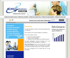 nord-formation.com: Axecibles centre de formation bureautique et internet, Lille, Nord
Avec Axecibles et Nord Formation, bénéficiez dun large choix de formations pour maîtriser votre PC et Internet : formations bureautique avec Word et Excel, formation Internet et marketing avec la découverte de le-mailing et du marketing Internet. Découvrez aussi notre formation au management