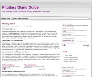 pituitary-gland.com: Pituitary Gland
Pituitary Gland Information – Symptoms, Tumor, Function, Hormones, Disorders, Underactive Thyroid Gland