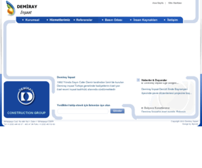 demirayinsaat.com: Demiray İnşaat - Geleneksel Uygulamalardan Uzak
Demiray İnşaat - Geleneksel Uygulamalardan Uzak