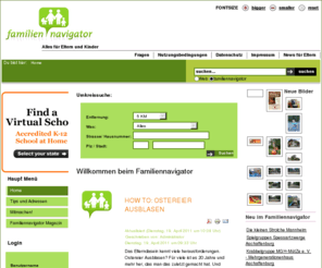 familie20.com: Willkommen beim Familiennavigator
Familiennavigator Familienportal, Kindergärten, Kitas, (Indoor) Spielplätze, Kinder Second-Hand Läden und vieles mehr in Ihrer Nähe.