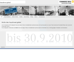 hausinvest-global.com: hausInvest-Fonds: Start
Offene Immobilienfonds von hausInvest bieten optimale Investitionschancen für Anleger und stabile Renditen seit fast 40 Jahren: Das Fundament für Ihr Investment