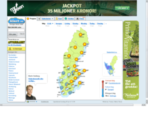 klart.se: Vädret  - Klart.se
Vädret i Sverige och världen för 200.000 städer. 14 dagars väderprognos, radar och interaktiva kartor. Sveriges bästa väder.