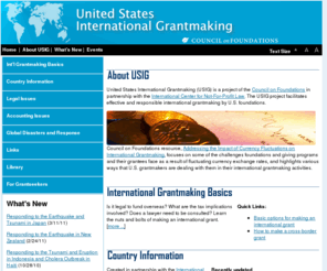 usig.org: U.S. International Grantmaking (USIG) Project
USIG is great.