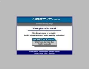 gemroom.co.uk: host it internet website design and web site hosting in northampton
UK based Website Hosting,  webpage design  and domain name registration.  Based in Northampton UK,