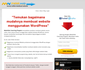 melekweb.com: Web Hosting, WordPress Website dan Layanan SEO Lokal Untuk Usaha Kecil dan Menengah | MELEKWEB
Layanan web hosting, wordpress website dan SEO lokal untuk usaha kecil dan menengah, dengan panduan, tips dan review internet marketing untuk sukses bisnis online