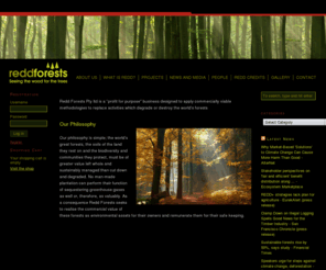 reddforests.com: Carbon Credit trading, REDD credits and Carbon Strategy advisory
Reddforests is a carbon credit trading service and a carbon strategy advisory service engaged also in project development.