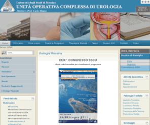 urologiaunime.it: Urologia Messina
Unità Operativa Complessa di Urologia - Università degli Studi di Messina