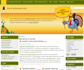 webconte.com: Benvenuto in Joomla
Joomla! - il sistema di gestione di contenuti e portali dinamici