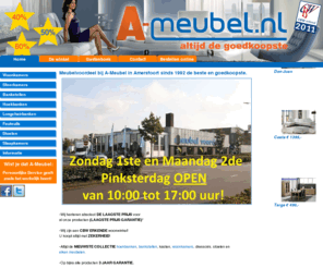 awonen.com: A-Meubel.nl ( Meubelen Banken ) hoekbank longchair in leer en stof, eiken meubels 
De mooiste collectie meubelen voor absoluut de laagste prijs van Nederland, Wij zijn C.B.W erkend.  A-Meubel mooier wonen voor minder geld 