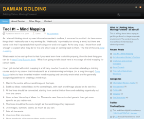 damiangolding.com: Damian Golding : Adding value moving forward
This is a blog about about trying to get things done in a large corporate environment. The content is poorly researched, ill informed but obviously correct.