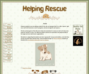 helpingrescue.com: Helping Rescue
Created with Trellian WebPage