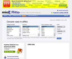 mioaffitto.com: Case e appartamenti in affitto in tutta Italia
Trova il tuo appartamento in affitto tra i nostri 40.000 annunci con foto, case in affitto su Milano, Roma e in tutta Italia, Inserisci GRATIS il tuo annuncio - Mioaffitto.it