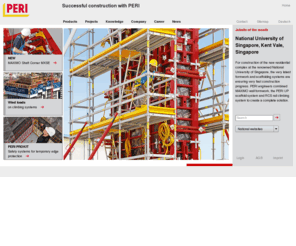 peri.info: PERI GmbH - Formwork Scaffolding Engineering
The PERI GmbH, founded in 1969, is a worldwide leading manufacturer and supplier of formwork and scaffolding systems.