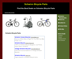 schwinnbicycleparts.com: Schwinn Bicycle Parts - Schwinn Bicycle Parts
Home page for the Antique Clock Parts web site