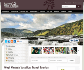 visitwv.com: West Virginia Vacation Planning, Travel and Tourism Information | Southern West Virginia CVB
Plan a West Virginia vacation. Find travel and tourism information, upcoming events and request a West Virginia travel and vacation planning guide.