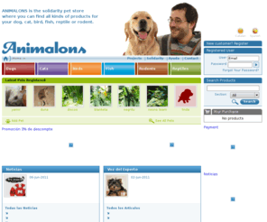 animalons.com: Shop for your pet · ANIMALONS
ANIMALONS is the solidarity pet store where you can find all kinds of products for your dog, cat, bird, fish, reptile or rodent. · ANIMALONS