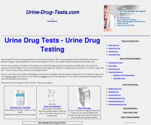 drug-test-urine.com: Urine Drug Tests - Urine Drug Testing
Urine Drug Tests - Urine Drug Testing