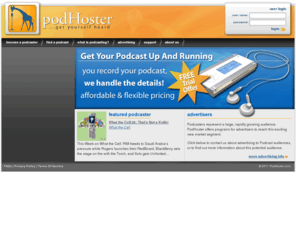 podhoster.com: Podcast Hosting - Podhoster.com
Host your podcast with PodHoster. Easy to use, affordable podcast hosting. Advanced features for experienced users.