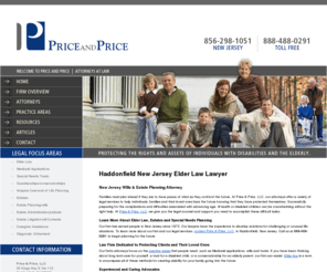 pricelawpractice.com: Haddonfield NJ Elder Law Lawyer| New Jersey Wills & Estate Planning Attorney| Sewell Medicaid Lawyer
At Price & Price, LLC, we help people with matters related to elder law, estates and caregiver assistance. Call a New Jersey lawyer at 888-488-0291.