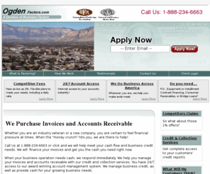 ogdenfactor.com: Ogden Factors | Invoice Factoring Company Factor Companies Business Invoice Financing Cash Flow Loans Discountings
Accounts receivable factoring, financing, purchasing - Turning your invoices into cash. We provide factoring and credit management services.