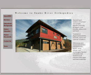 srorthopaedics.com: Snake River Orthopedics - Wilson, WY (307)733-5676
Orthopedics in Jackson Hole, Wyoming