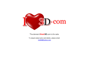 iheart3d.com: I Heart 3D - I Heart 3D
I heart 3d, I love 3D.