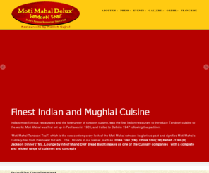 motimahal1920.com: MotiMahal Delux Tandoori Trail : Best Indian Restaurant by Monish Gujral :
Looking for the best rated Indian mughlai restaurant in Delhi NCR also the winner of the best of the best restaurant ? Visit Moti Mahal Delux Tandoori Trail, Best chain of restaurants in India and abroad.