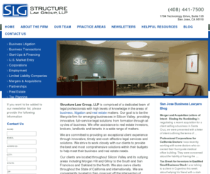 structurelaw.net: San Jose Business Lawyer - Silicon Valley Corporate Attorney - Santa Clara County Real Estate Lawyer
 Structure Law Group, LLP - San Jose Business Lawyer - Silicon Valley Corporate Attorney - Santa Clara County Real Estate Lawyer