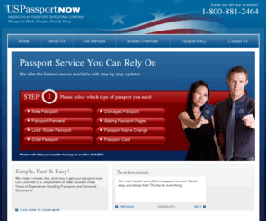 uspassportnow.com: Get a US Passport Fast! US Passport Application Form - US Passport Now
America’s #1 Passport Expediting Company. US Passport Application Form Made Simple, Fast & Easy! US Passport Now 1-800-881-2464.