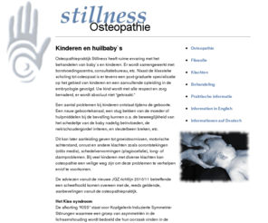 huilbaby.net: Osteopathie bij kinderen.
Osteopathie Stillness - Klachten en behandeling bij kinderen.