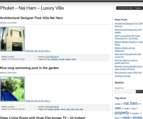 phuket-for-sale.com: Phuket – Nai Harn – Luxury Villa
HOUSE FOR SALE – Thailand