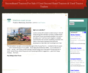 secondhandtractorsforsale.info: Secondhand Tractors For Sale
