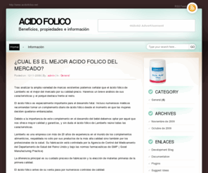 acidofolico.net: Acido Folico - Toda la información a tu alcance
acido folico, acido fólico, acido folico embarazo