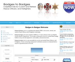 badgestobadges.com: Classified Ads for Badge Holders
 