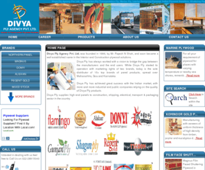 divyaplyagency.com: Divya Ply Agency Pvt. Ltd., Construction Ply, Transportation Ply, Marine Ply, Interior Designing Plywood, Indian Plywood Suppliers, Shuttering Ply
Divya Ply Agency Pvt. Ltd is a well established name in the Interior and Construction plywood solutions. We deal in High Quality Shuttering Plywood MR/BWR Plywood, Decorative Laminates, Marine Plywood, Commercial Plywood, Construction Ply and Transportation Ply