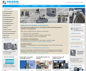 kompressoren-druckluft.com: kompressoren-druckluft.com, Kompressoren, Druckluft, Drucklufttechnik von Krinner DLT
Für jede Druckluft-Aufgabe der richtige Kompressor von Drucklufttechnik Krinner GmbH. Kompressoren der Marke Atlas Copco, umfangreiches Zubehör und fachkundiger Service aller Aggregate.