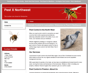 pestxnorthwest.net: Vermin Control in Lancashire : Pest X Northwest
Vermin control in Lancashire, Pest X Northwest offers expert pest control in the North West of England, serving homes and businesses alike.