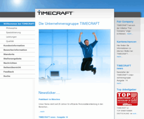 timecraft.de: Willkommen bei TIMECRAFT - Zeitarbeit und Personaldienstleistung
