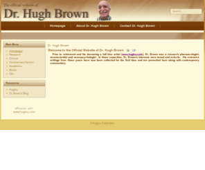 drhughbrown.com: Dr. Hugh Brown
Dr. Hugh Brown