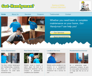 got-handyman.com: Got-Handyman?
Got-Handyman? provides various handyman services in and around Rochester, NY