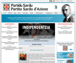 partitosardodazione.com: Partito Sardo d'Azione - PSD'Az - P.S. d'Az. - Partidu Sardu
Partito Sardo d'Azione - PSD'Az - P.S. d'Az. - Partidu Sardu